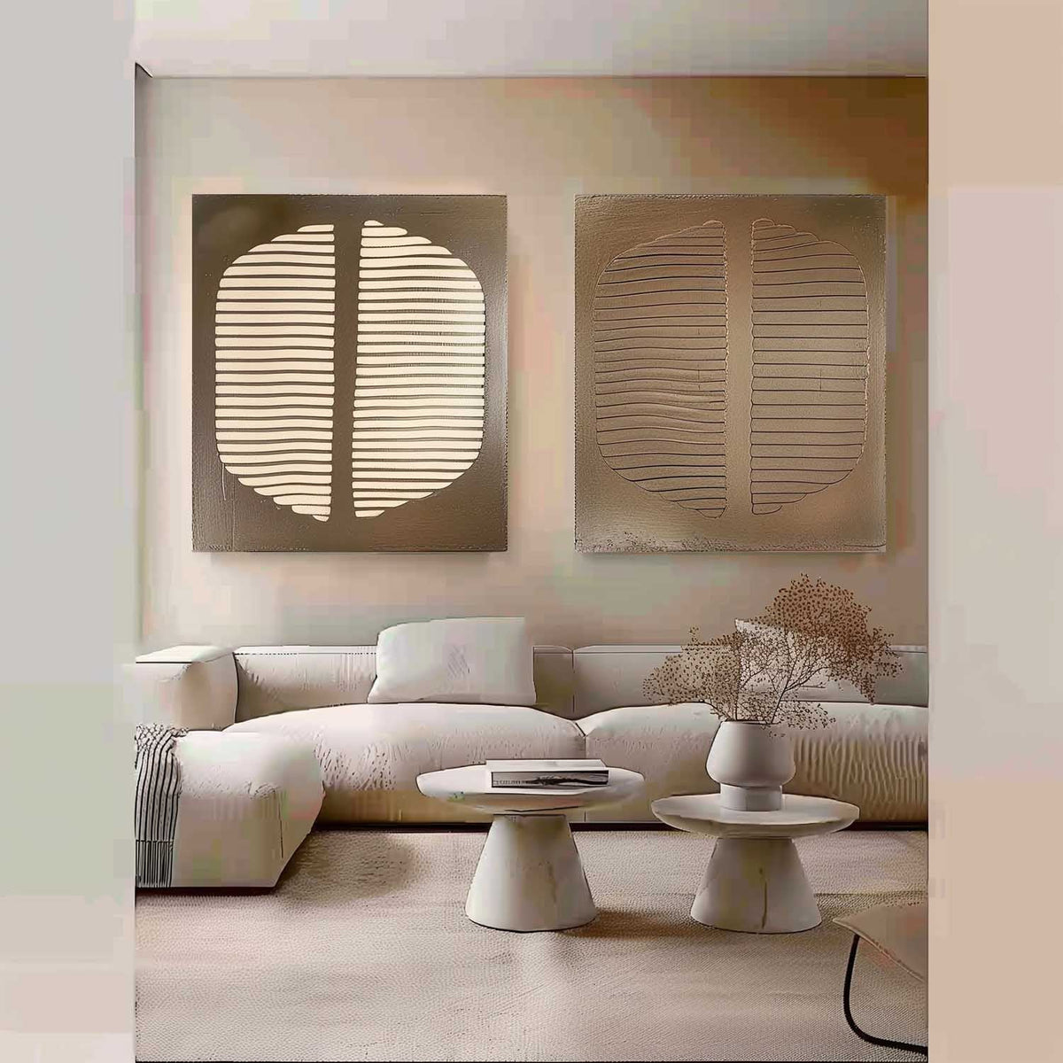 Bohemian Wall Art 2 Piece Set #BWA001