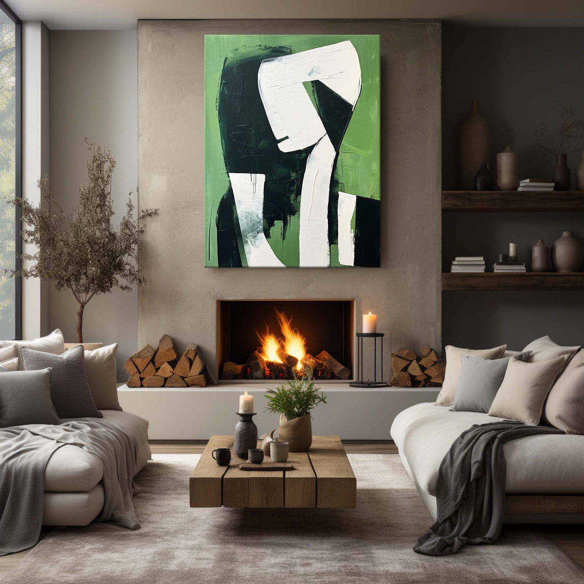 Art minimaliste contemporain #MA048