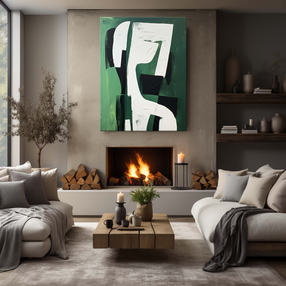 Art minimaliste contemporain #MA037