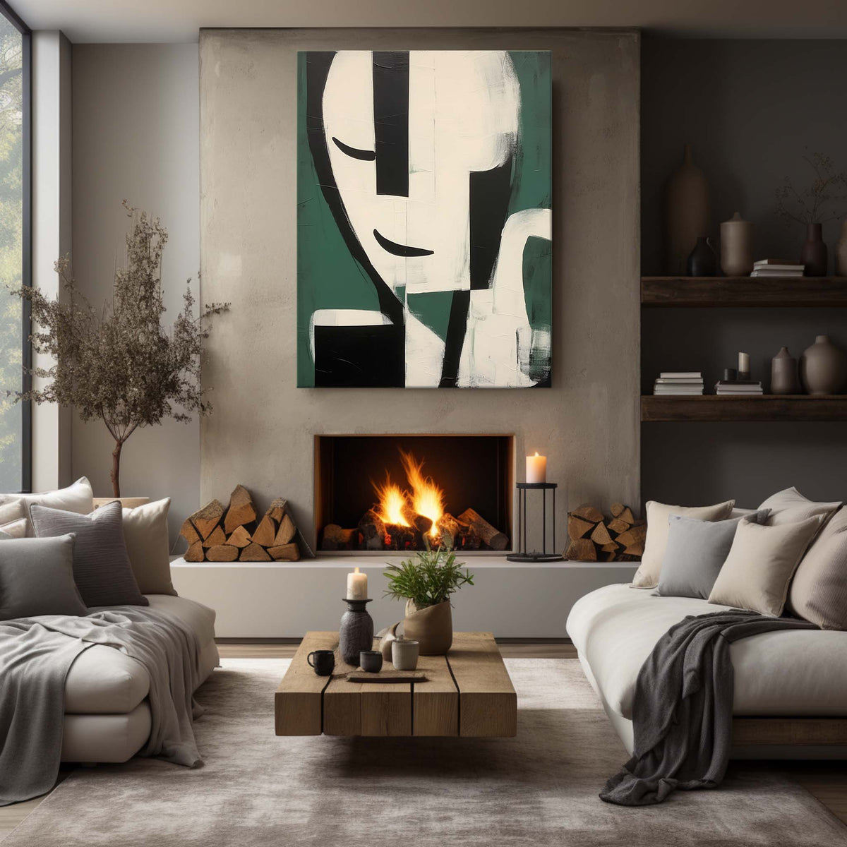 Art minimaliste contemporain #MA052