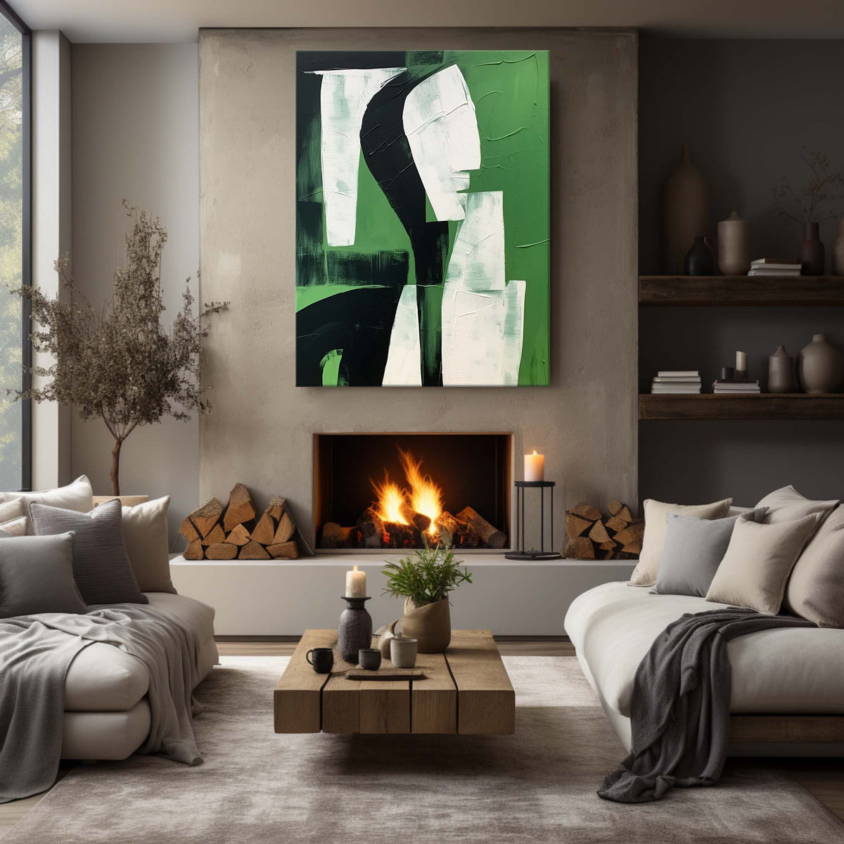 Art minimaliste contemporain #MA043