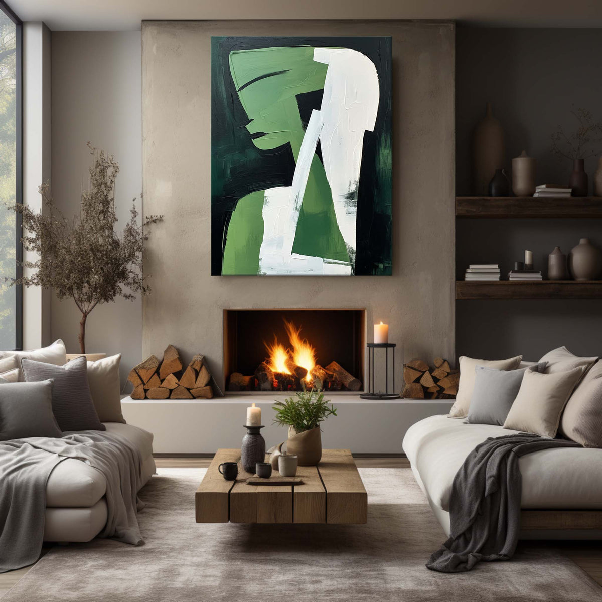 Art minimaliste contemporain #MA036