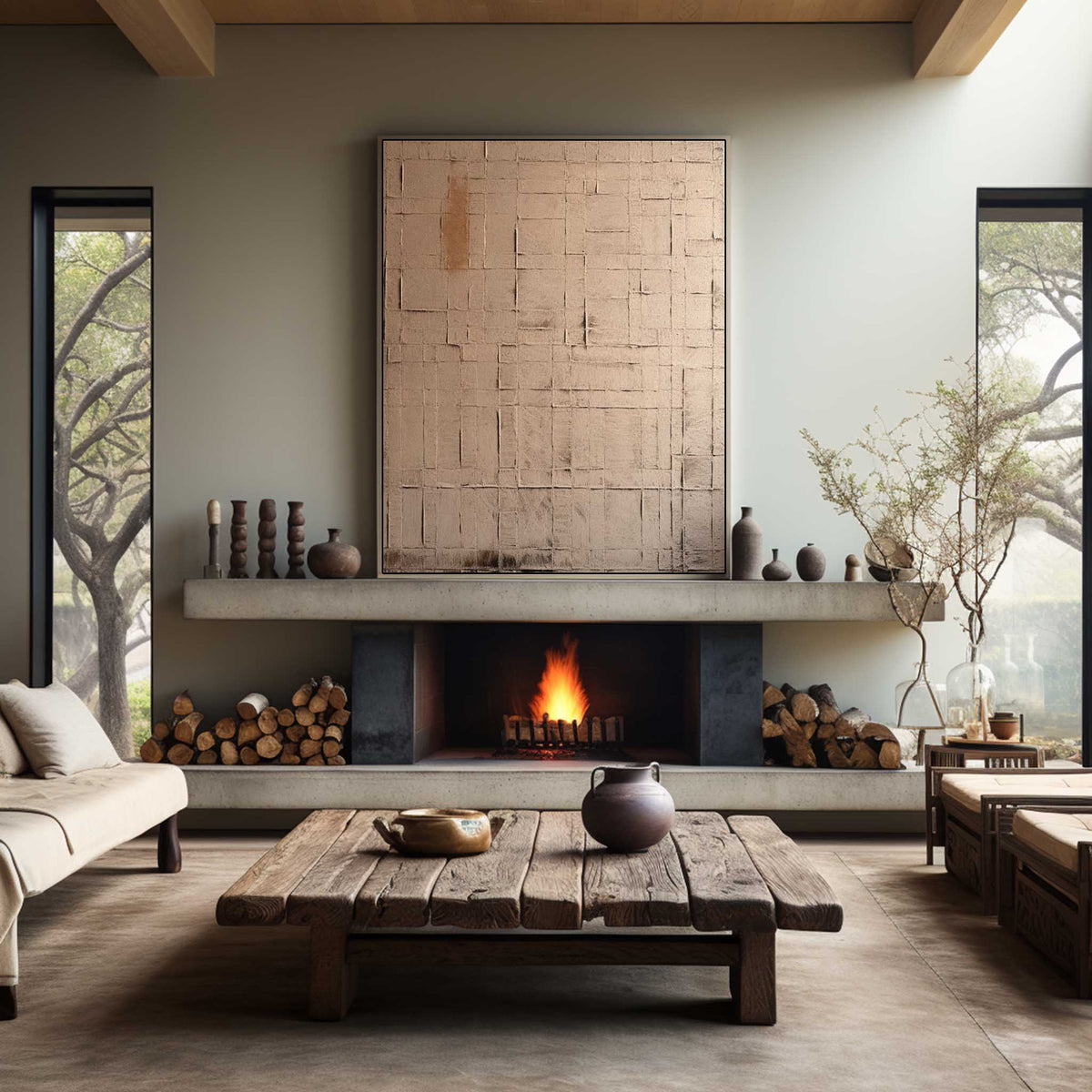 Art mural Wabi-Sabi #TX243