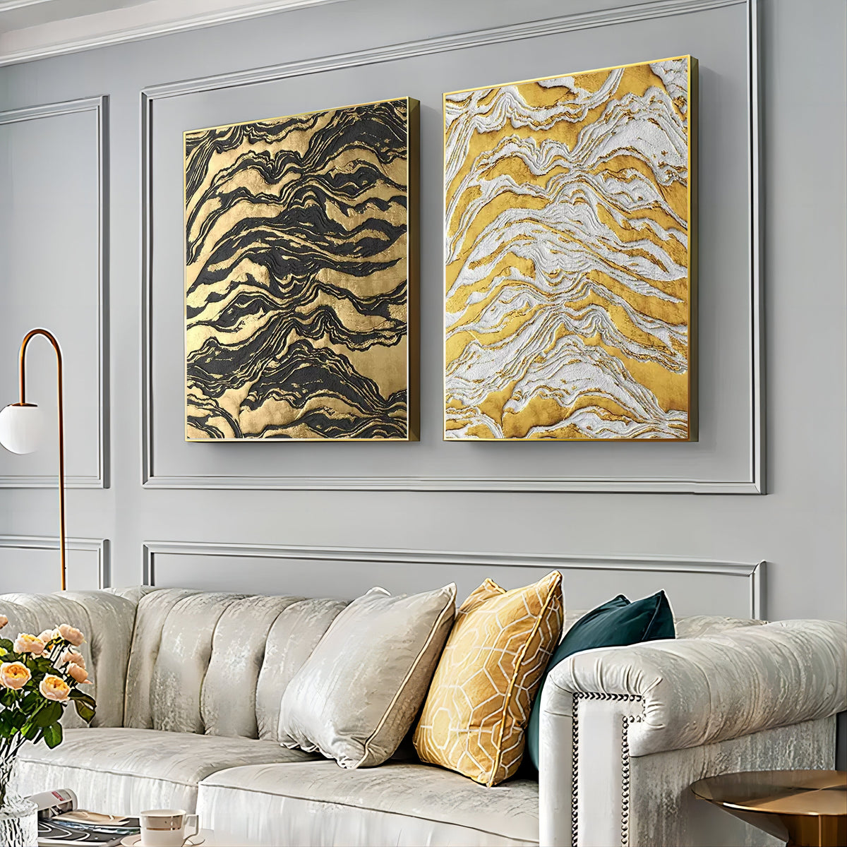 Abstract Painting Set Of 2 #SP008