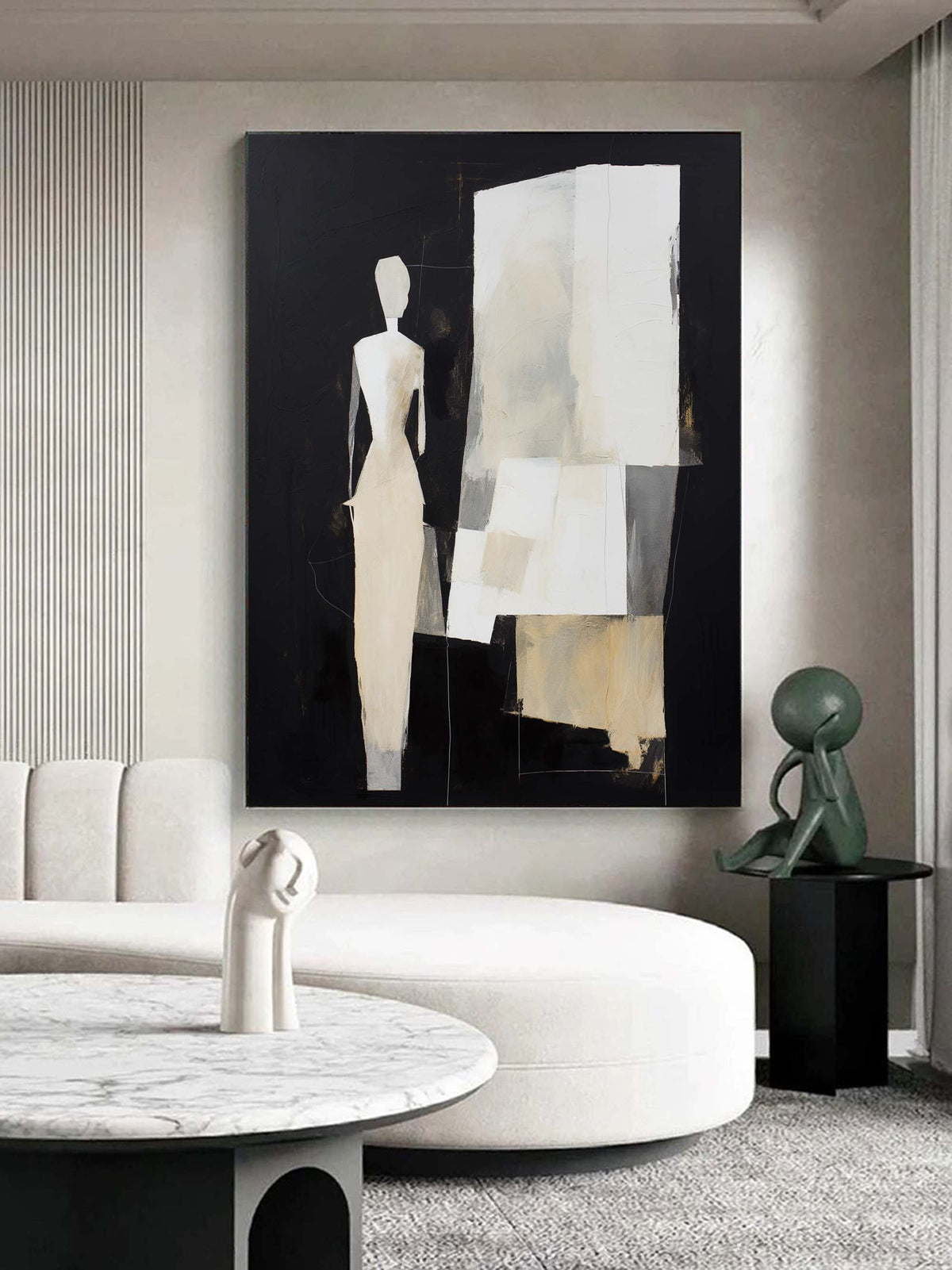 Art minimaliste contemporain #MA017