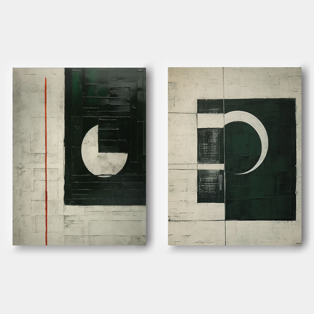 Abstract Painting Set Of 2 #SP155
