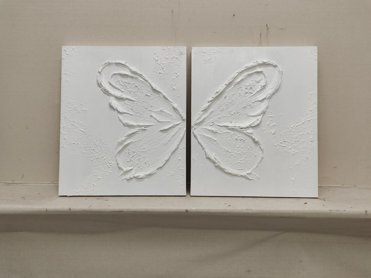 Ensemble de 2 peintures abstraites #SP114