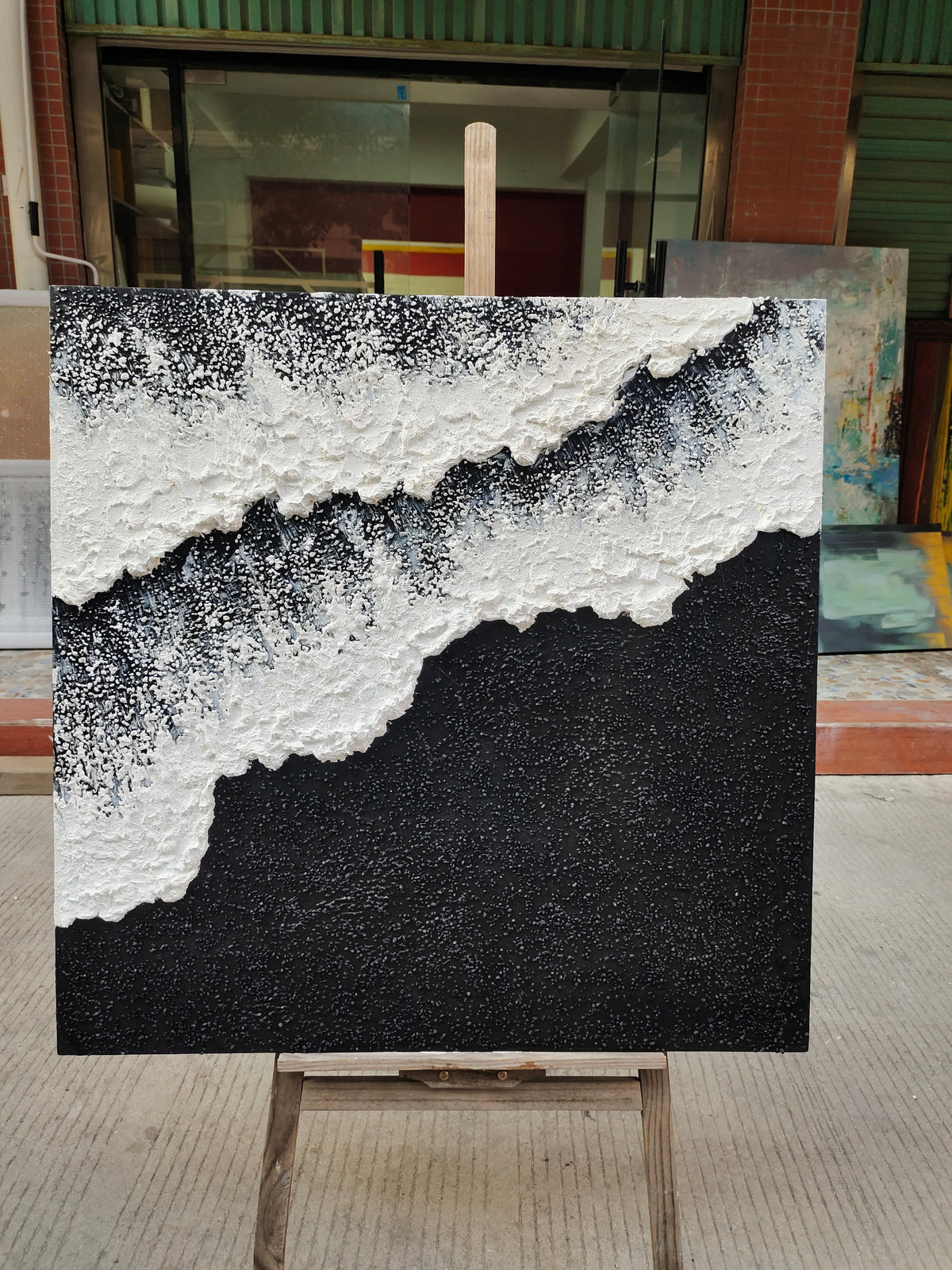 Peinture à texture d'art en plâtre #SG067