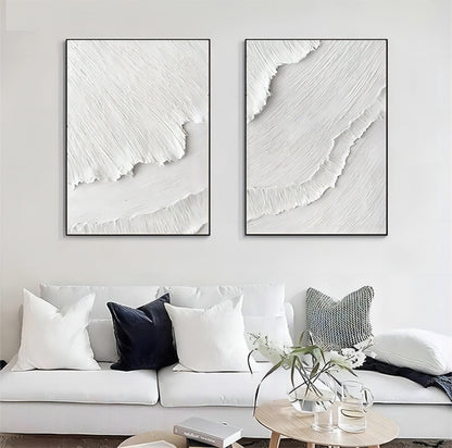 Ensemble de 2 peintures abstraites #SP035