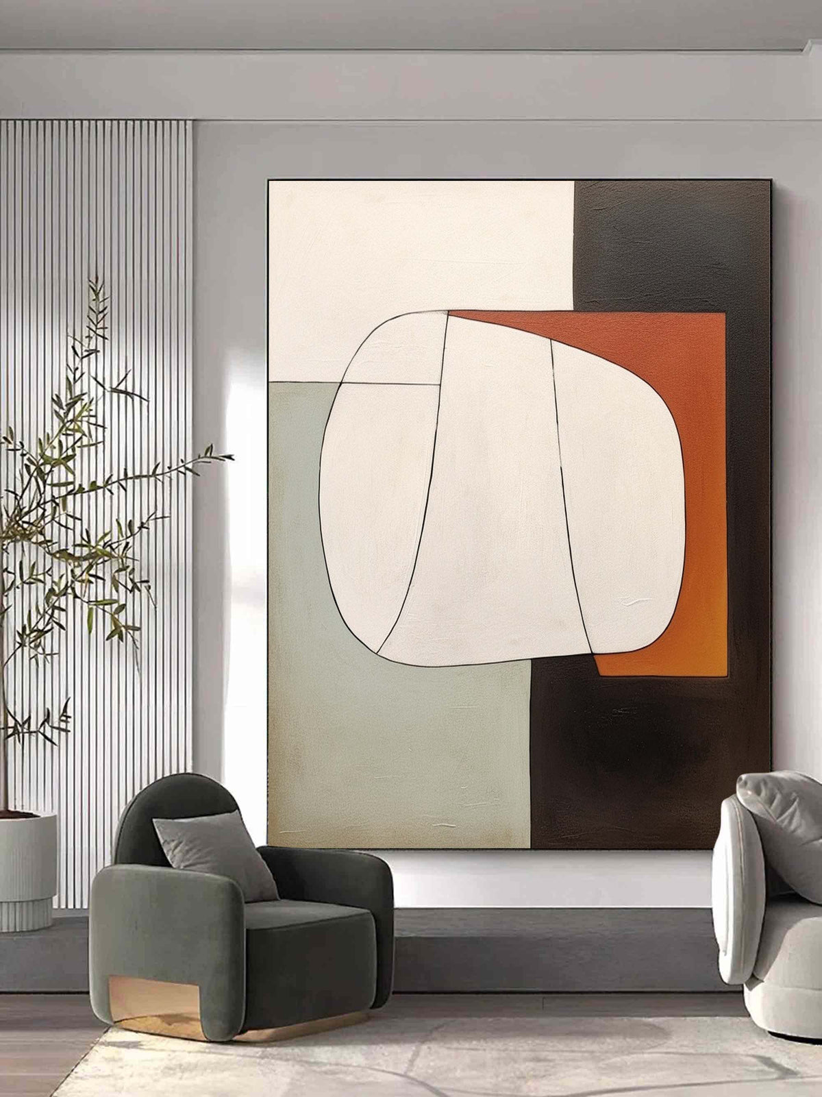 Art minimaliste contemporain #MA066