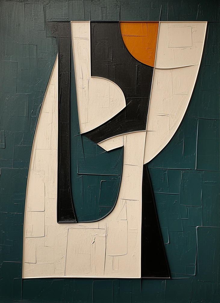 Ensemble de 3 peintures abstraites #SP149