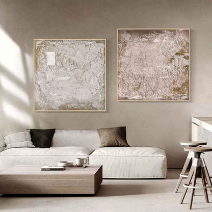 Ensemble de 2 tableaux abstraits #SP143
