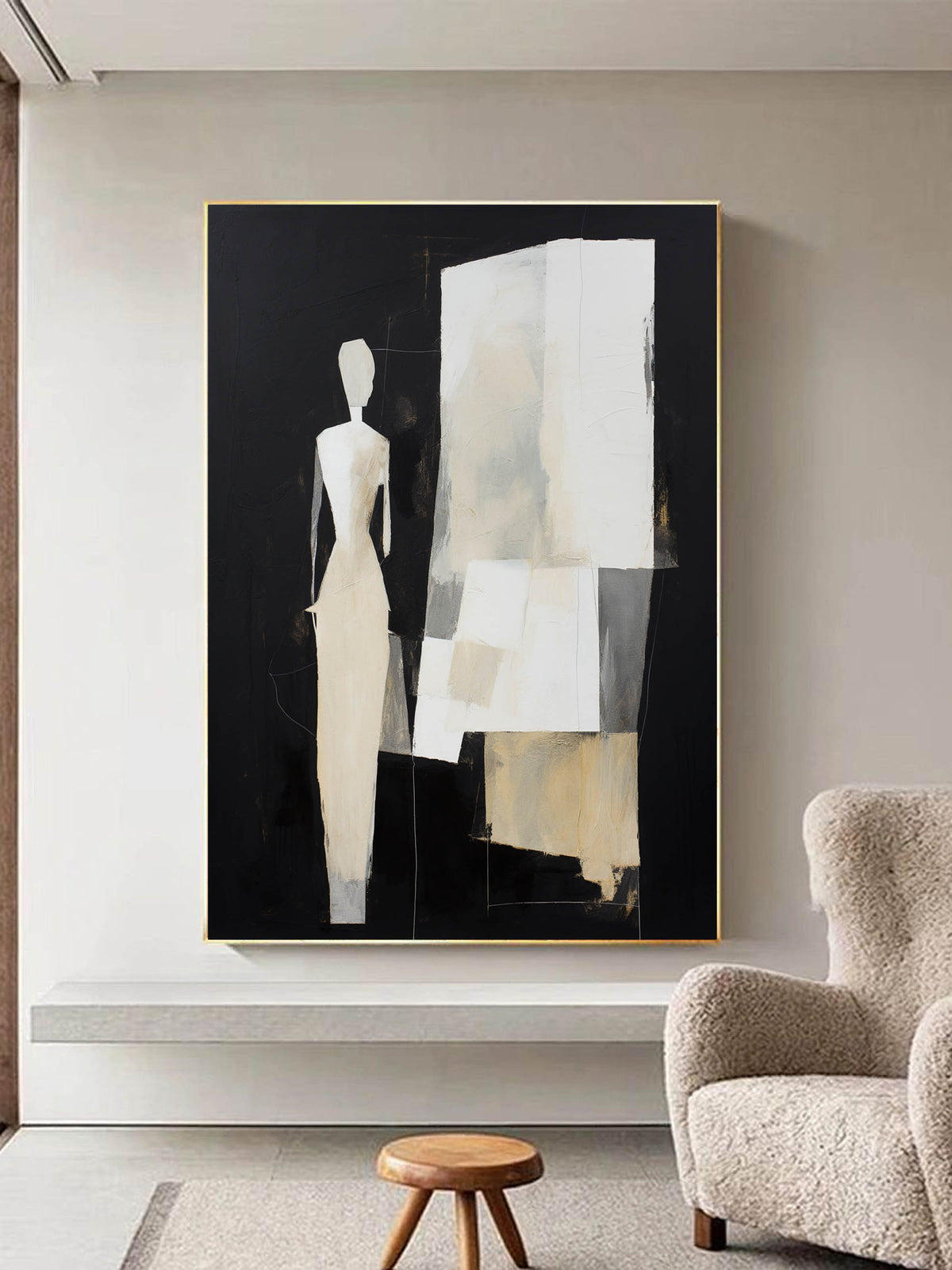 Art minimaliste contemporain #MA017