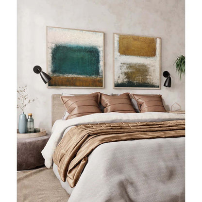 Ensemble de 2 peintures abstraites #SP157