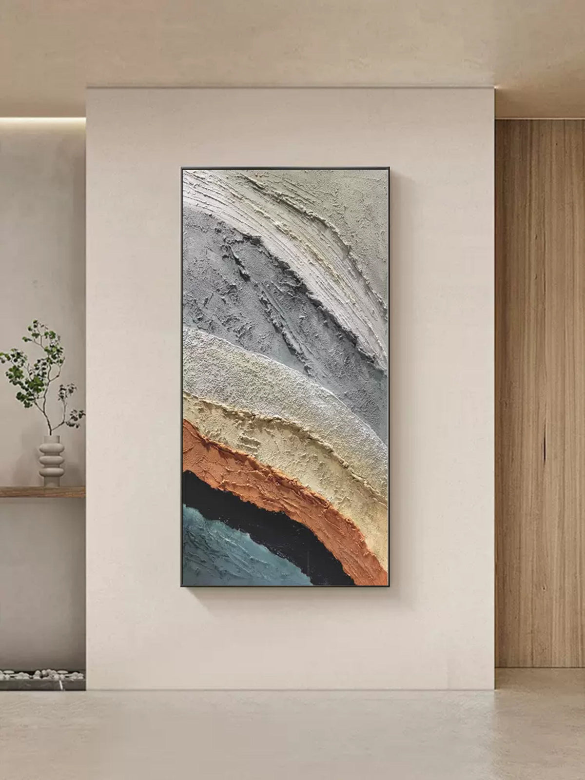 Peinture à texture d'art en plâtre #SG057