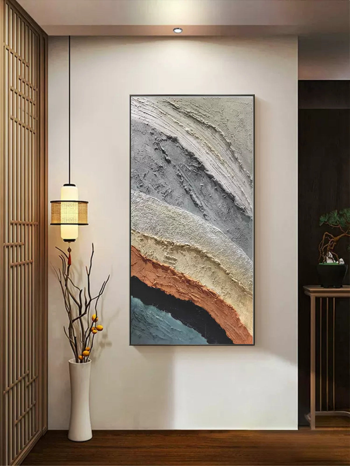 Peinture à texture d'art en plâtre #SG057