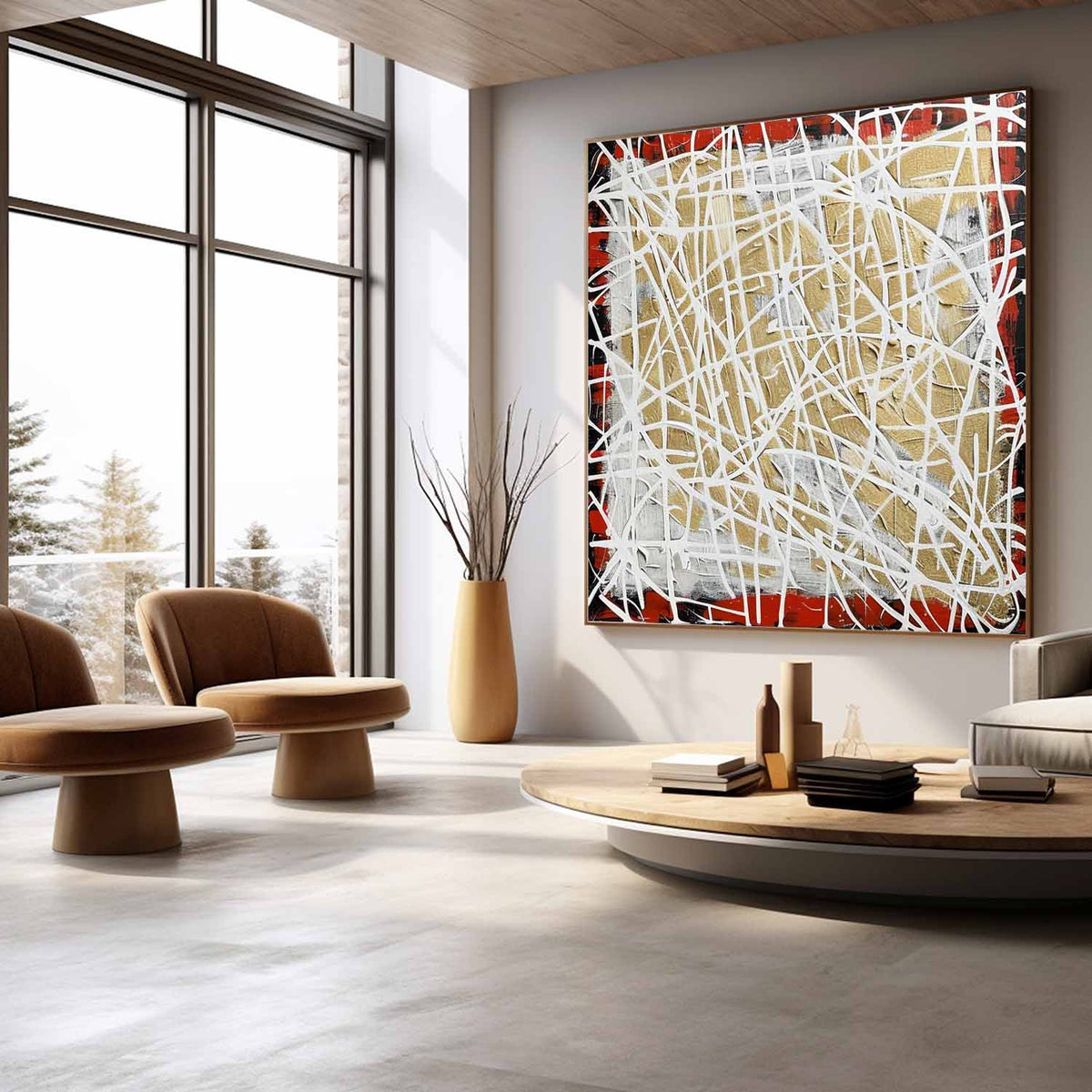 Abstract Expressionist Art #AEA056