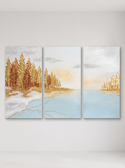 Golden Lakeside Reverie #SG738