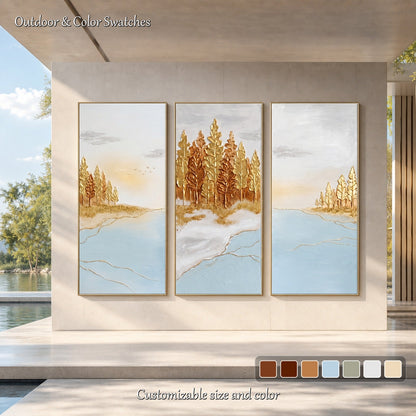 Golden Lakeside Reverie #SG738