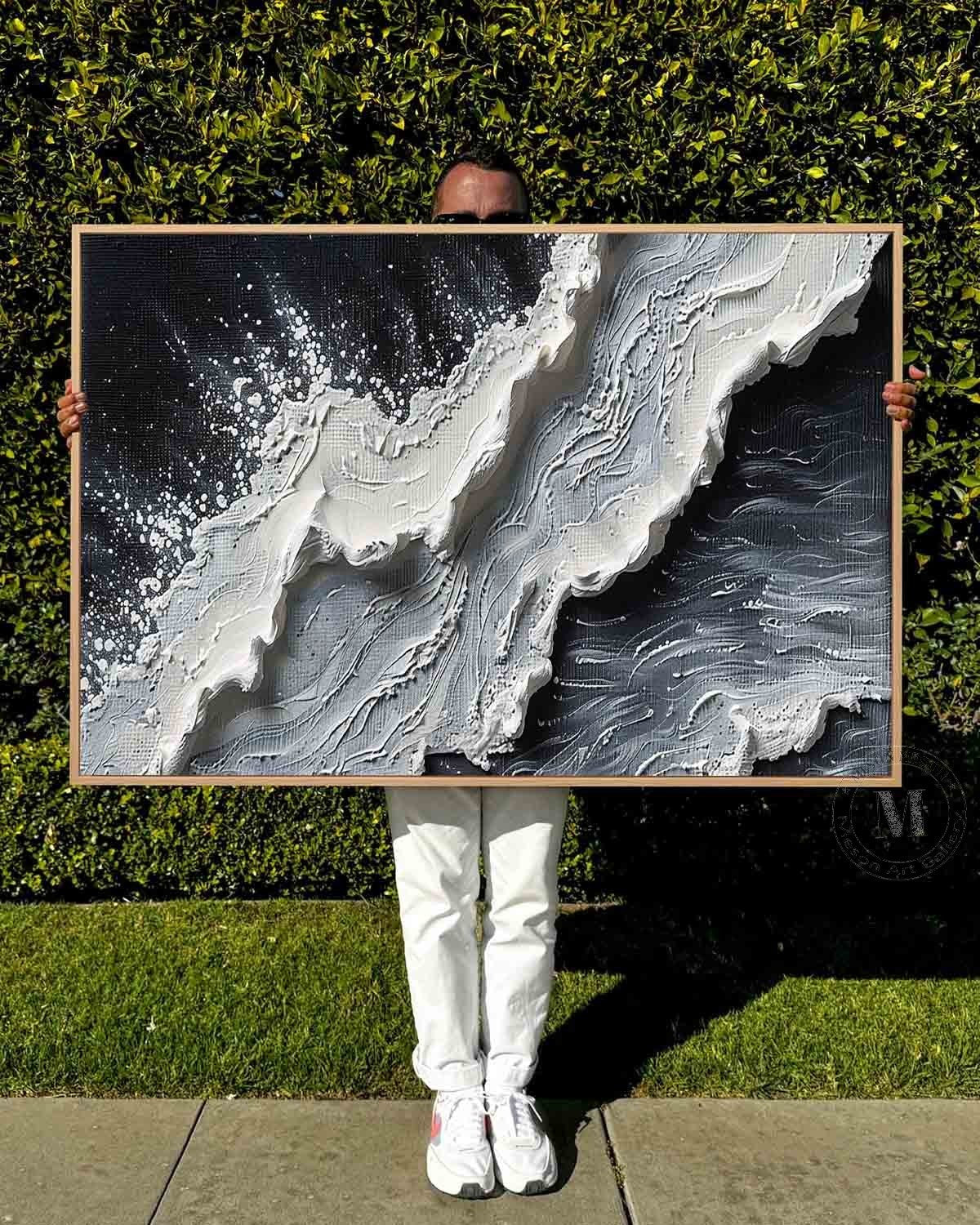 Peinture à texture d'art en plâtre #SG354