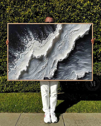 Peinture à texture d'art en plâtre #SG354