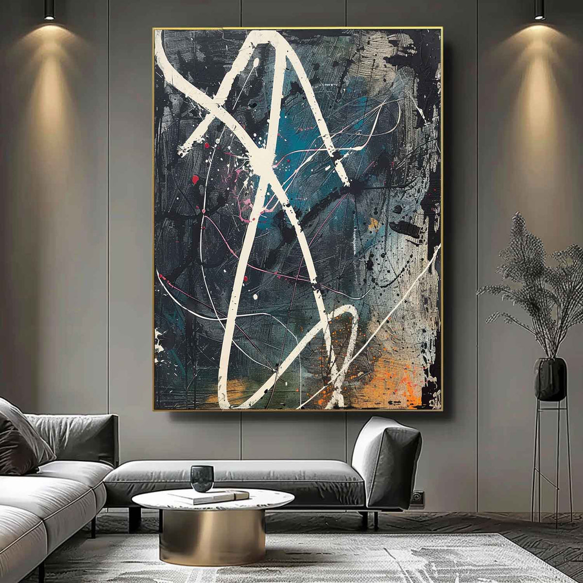 Abstract Expressionist Art #AEA016