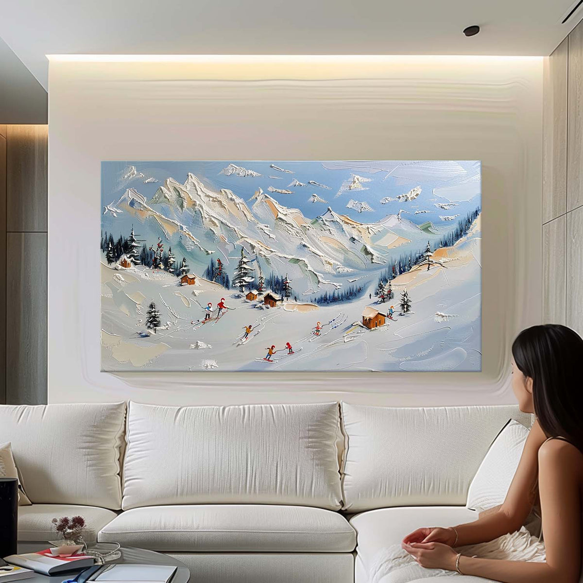 Peinture à texture d'art en plâtre #SG297