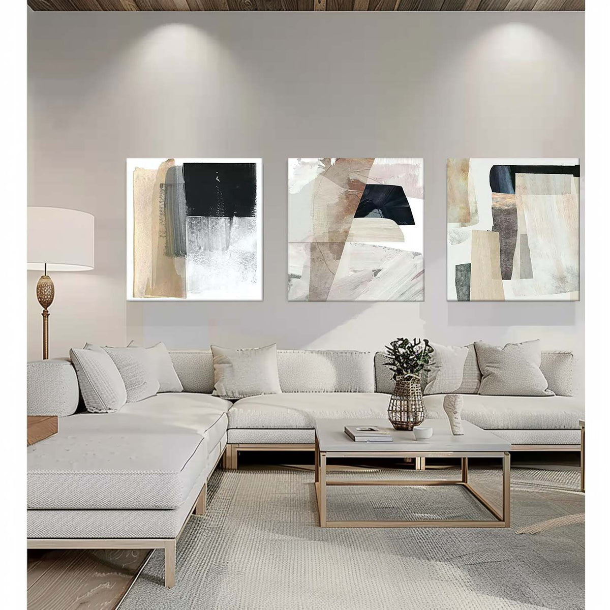 Abstract Painting Set Of 3 #SP159