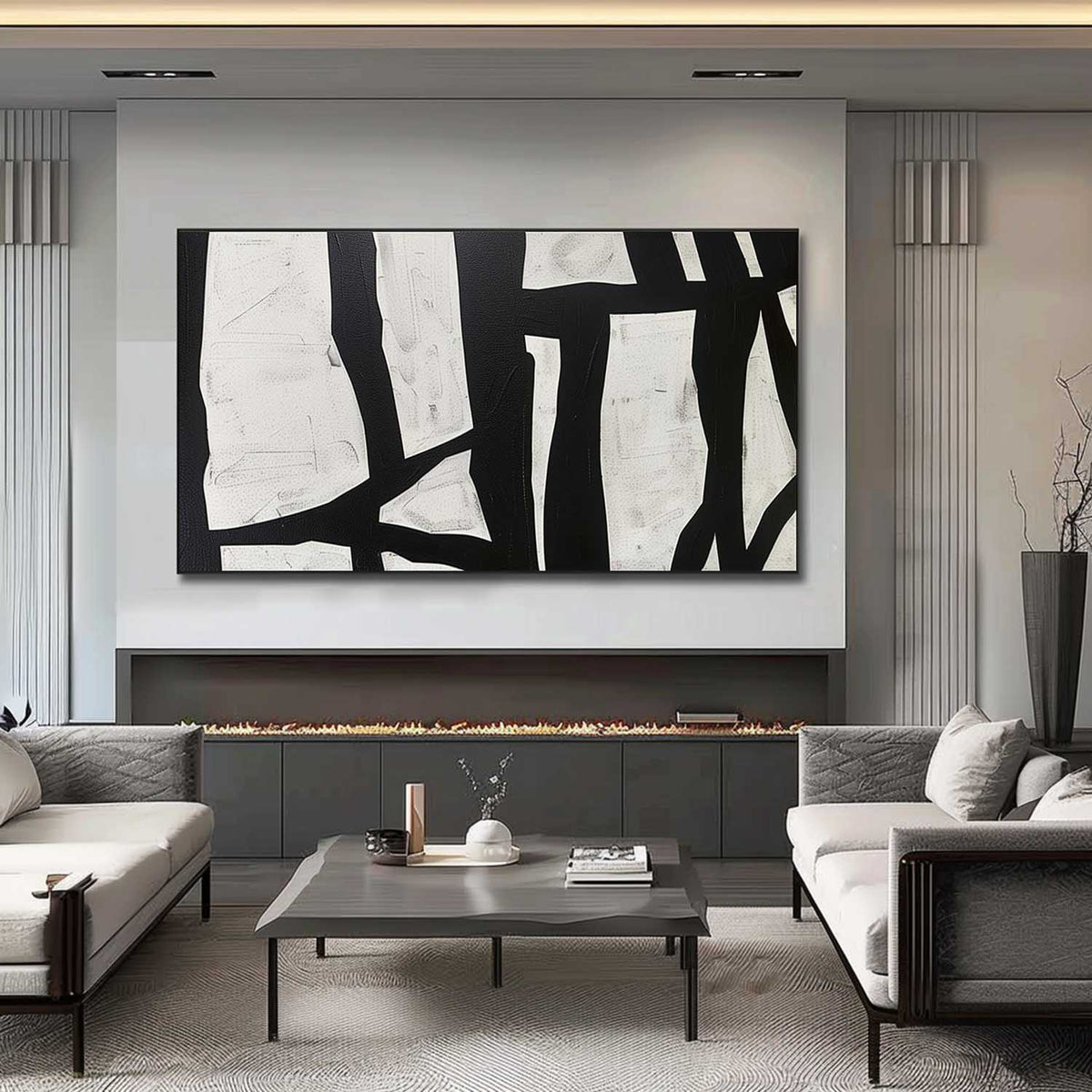 ART MINIMALISTE CONTEMPORAIN #MA100