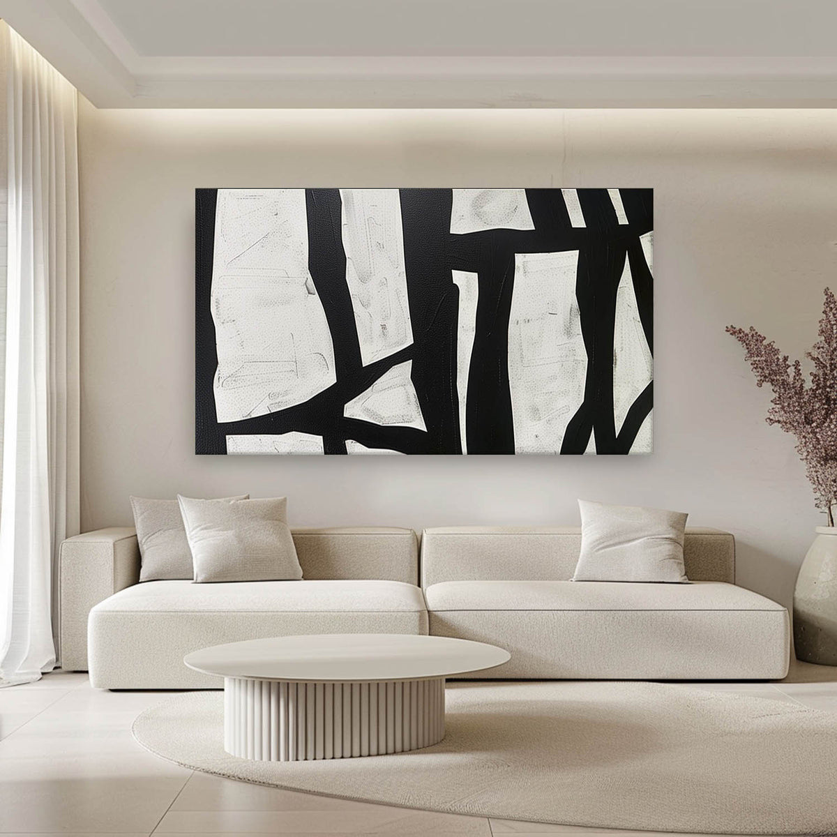 ART MINIMALISTE CONTEMPORAIN #MA100