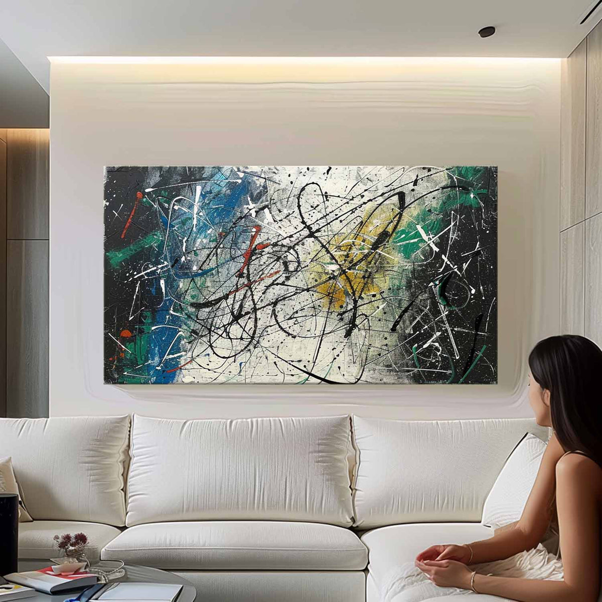 Abstract Expressionist Art #AEA021