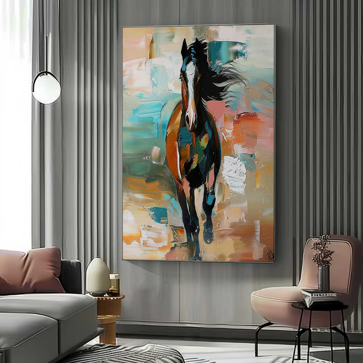 Contemporary Horse Art #HA001