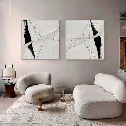 Abstract Painting Set Of 2 #SP163
