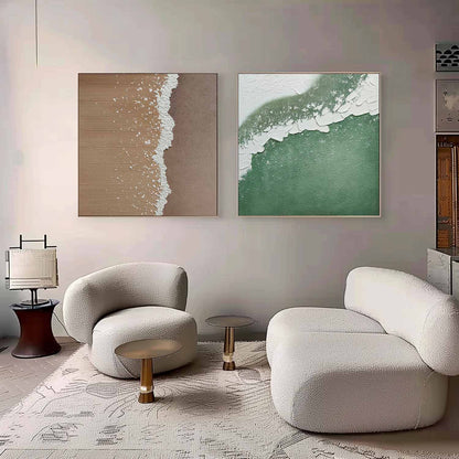 Abstract Painting Set Of 2 #SP156