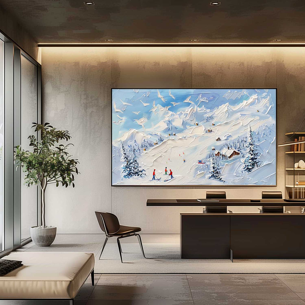 Plaster Art Texture Painting #SG293