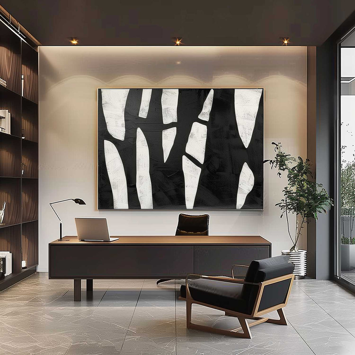 Art minimaliste contemporain #MA099