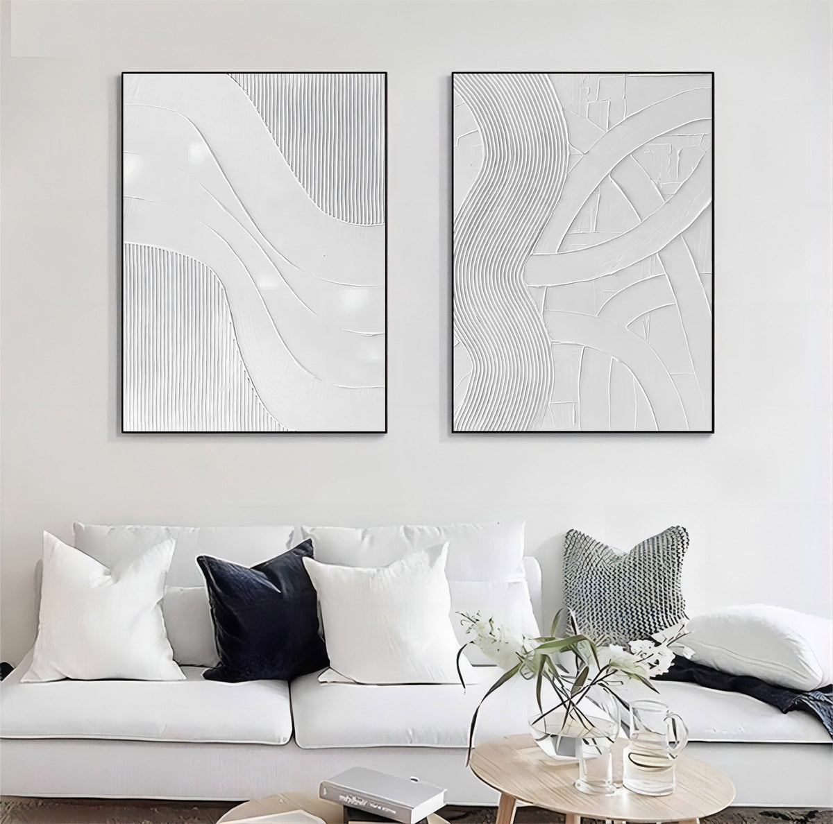 Abstract Painting Set Of 2 #SP044