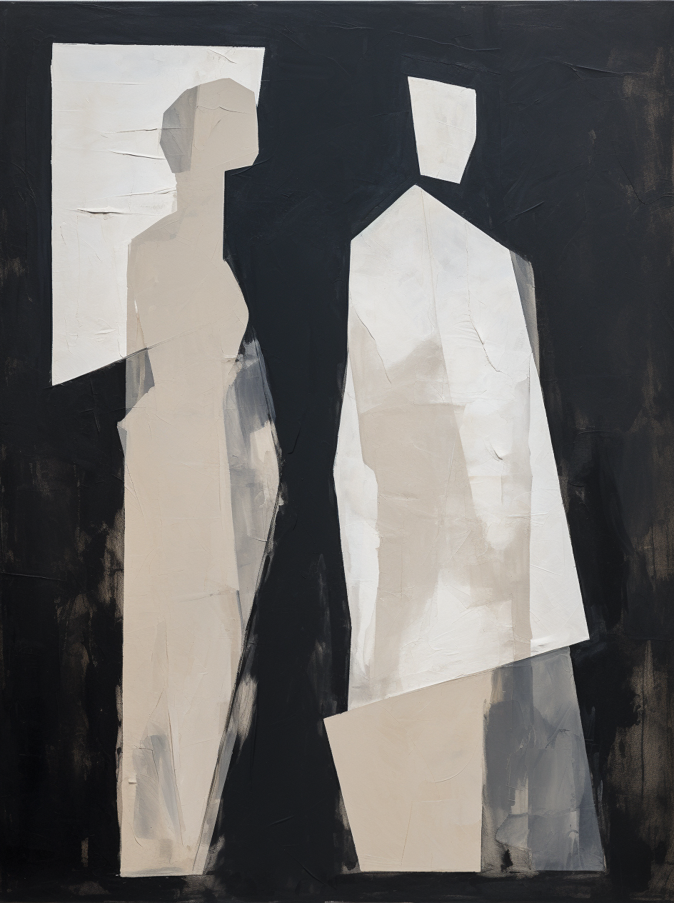 Art minimaliste contemporain #MA016