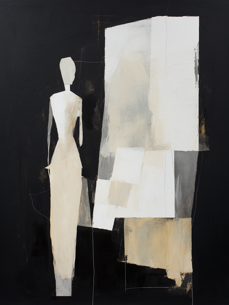 Art minimaliste contemporain #MA017