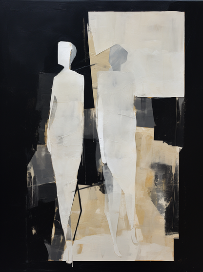 Art minimaliste contemporain #MA022